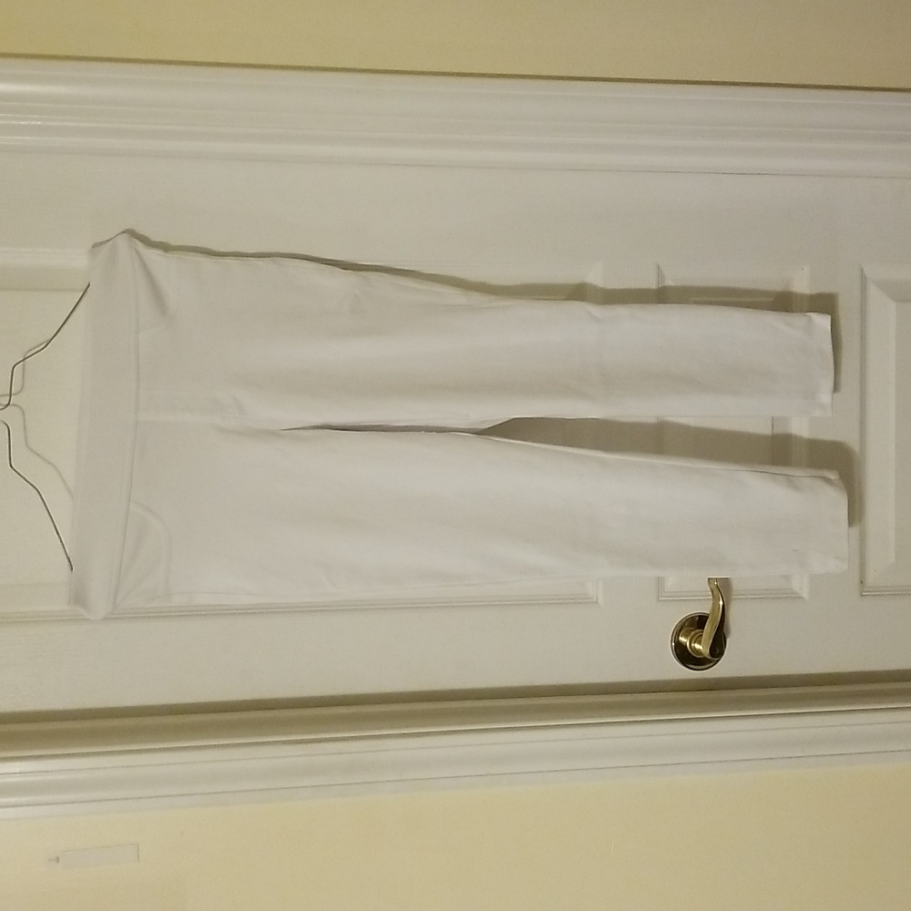 Time and true xs 0-2 stretch white pants